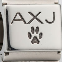 Dog Show Title Custom Laser Italian Charm