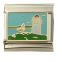 Lighthouse Scene Italian Charm image