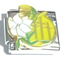 Lily with 3 Crosses Italian Charm image