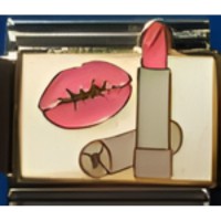 Lipstick with Lips Italian Charm image