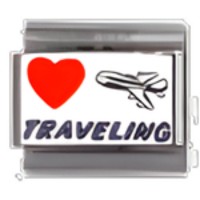 Love Traveling C.A.S.T. Enamel Italian Charm-1 image