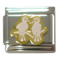 Lovebirds Italian Charm image