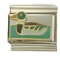 Mallard Duck Italian Charm image