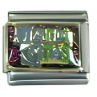 Mardi Gras Italian Charm image