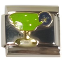 Margarita Glitter Italian Charm image