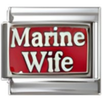 Marine Wife Italian Charm image