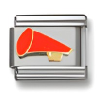 Megaphone Red Italian Charm image
