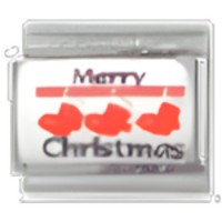 Merry Christmas 2 C.A.S.T. Enamel Italian Charm image