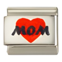 Mom C.A.S.T. Enamel Italian Charm- image