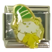 Monkey Eating Banana Italian Charm image