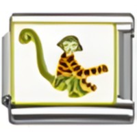 Monkey with Tail Italian Charm image
