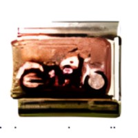 Motorcycle C.A.S.T. Enamel Italian Charm image