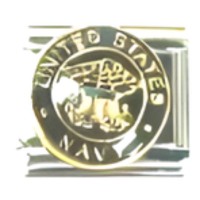 NAVY Logo Italian Charm image