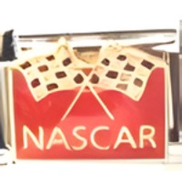 Nascar with Flags Italian Charm image