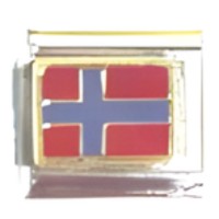 Norway Flag Italian Charm_1 image