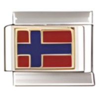 Norway Flag Italian Charm_3 image