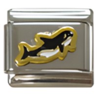 Orca Whale Italian Charm image (1)