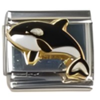 Orca Whale Italian Charm image