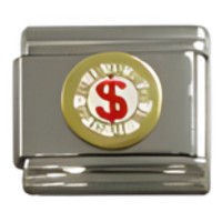 Poker Chip Italian Charm image