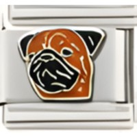 Pug Dog Italian Charm image