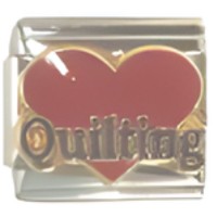 Quilting on Red Heart Italian Charm image