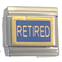 RETIRED Blue Italian Charm image