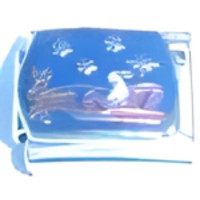 Santa & Sleigh Italian Charm image