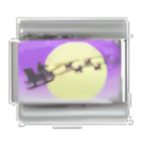 Santa’s Sleigh C.A.S.T. Enamel Italian Charm image