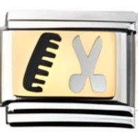 Scissors & Comb Italian Charm_1 image