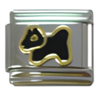 Scottish Terrier Black Italian Charm image