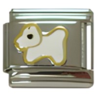 Scottish Terrier White Italian Charm image