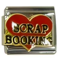 Scrapbooking (heart) Italian Charm image