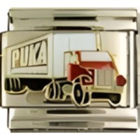 Semi Truck Italian Charm image