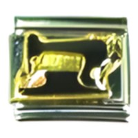 Sewing Machine Black Italian Charm image