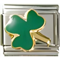 Shamrock Italian Charm image