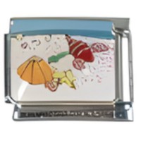 Shells on Beach Italian Charm image