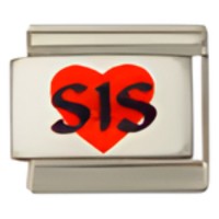 Sis C.A.S.T. Enamel Italian Charm-1 image