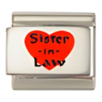 Sister-in-Law C.A.S.T. Enamel Italian Charm image