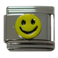 Smiley Face Italian Charm image
