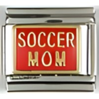 Soccer Mom Red Italian Charm image