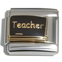 Teacher Blackboard Italian Charm image