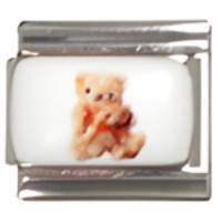 Teddy Bear C.A.S.T. Enamel Italian Charm image