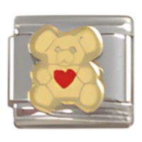 Teddy Bear Yellow Italian Charm 2 image