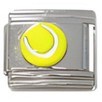 Tennis Ball Yellow Italian Charm image