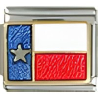 Texas State Flag Italian Charm image
