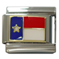 Texas State Flag Italian Charm_1 image