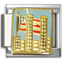 Twin Towers Italian Charm image