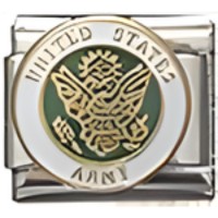 US Army Emblem Italian Charm image