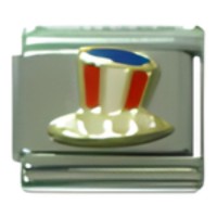 Uncle Sam Hat Italian Charm image
