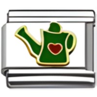 Watering Can Green Italian Charm image